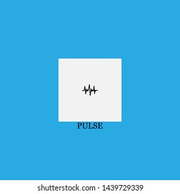 Pulse Icon Sign Signifier Vector