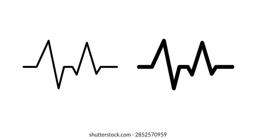 Pulse icon simple logo kit