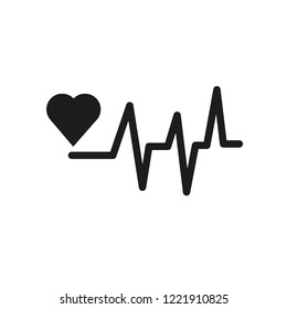 Pulse icon. Trendy Pulse logo concept on white background from Health and Medical collection. Suitable for use on web apps, mobile apps and print media.