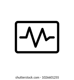 pulse icon vector