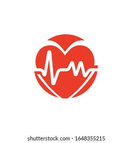 Pulse  icon Vector Illustration design Logo template