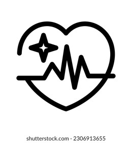 Pulse Icon Vector Symbol Design Illustration