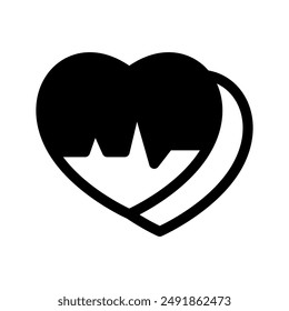 Pulse Icon Vector Symbol Design Illustration