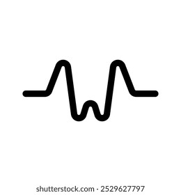 Ilustración de diseño de símbolo de Vector de icono de pulso