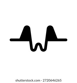 Ilustración de diseño de símbolo de Vector de icono de pulso