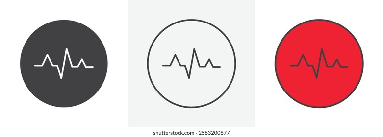Pulse icons pack for website designs