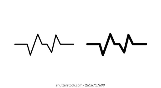 Pulse icons set for website design