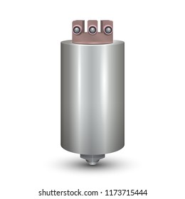 Pulse Ignitor. Device for starting discharge lamps. Vector illustration.