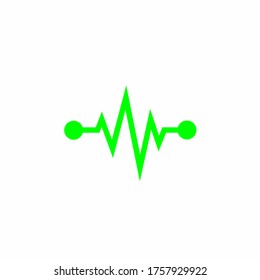 pulse Illustration Vector of flat design Perfect for medical icon