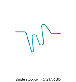 pulse ilustration logo vector icon template