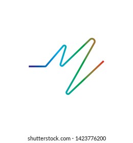 pulse ilustration logo vector icon template