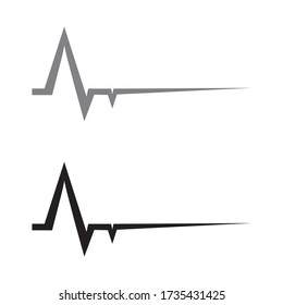 Pulse line icon vector for your design logo and other, cute medicine sign