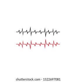 PULSE LINE ILUSTRATION VECTOR TEMPLATE