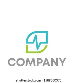 pulse logo icon design template sign