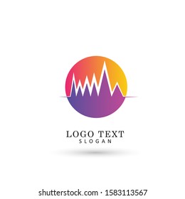 Pulse Logo. Symbol & Icon Vector Template.