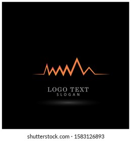 Pulse Logo. Symbol & Icon Vector Template.
