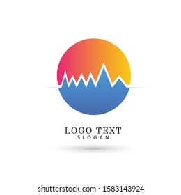 Pulse Logo. Symbol & Icon Vector Template.