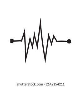 pulse logo vector templat symbol ang design icon
