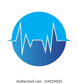 pulse logo vector templat symbol ang design icon
