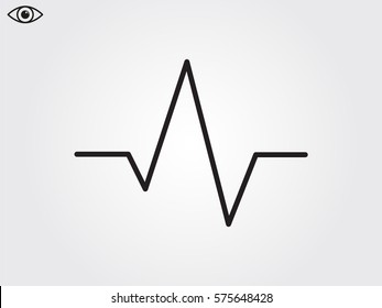 pulse, medicine, icon, vector illustration eps10