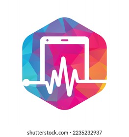 Pulse Handy Logo Vorlage Design Vektor.