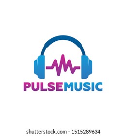 Pulse Music Logo Template Design