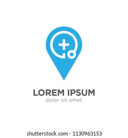 Pulse Point Logo Template Design Vector, Emblem, Design Concept, Creative Symbol, Icon