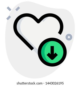 Pulse rate down option in digital devices