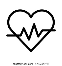 Pulse Rate, Heart Rate And Health Conditions Icon