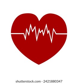 Frecuencia de pulso y latido cardíaco. Prueba de cardiograma.