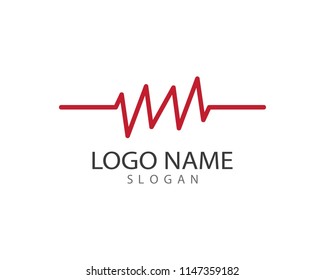 Pulse symbol illustration