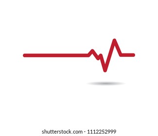 Pulse symbol illustration design