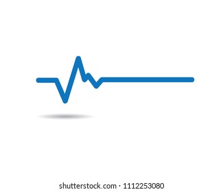 Pulse symbol illustration design