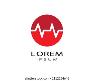 Pulse symbol illustration design