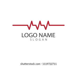 Pulse symbol illustration design