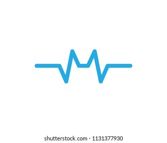 Pulse symbol illustration design