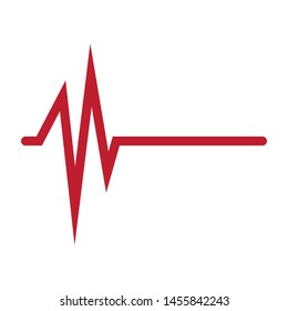 Pulse symbol vector icon illustration