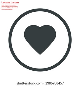 pulse vector icon 10 eps , Lorem ipsum Flat design