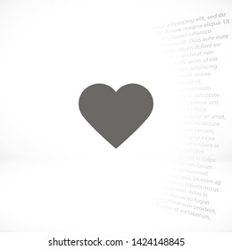 pulse vector icon 10 eps , Lorem ipsum Flat design