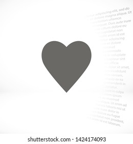 pulse vector icon 10 eps , Lorem ipsum Flat design