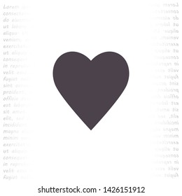 pulse vector icon 10 eps , Lorem ipsum Flat design