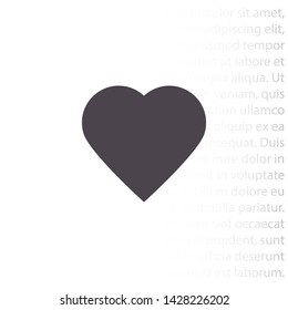 pulse vector icon 10 eps , Lorem ipsum Flat design