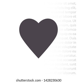 pulse vector icon 10 eps , Lorem ipsum Flat design