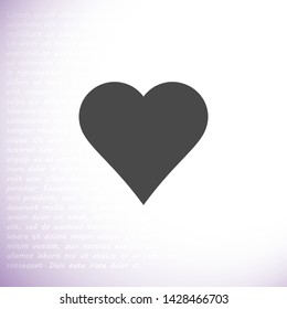 pulse vector icon 10 eps , Lorem ipsum Flat design