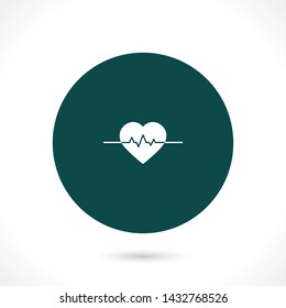 pulse vector icon 10 eps , Lorem ipsum Flat design
