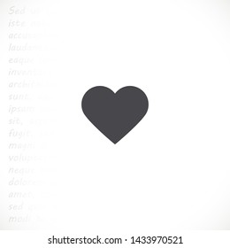 pulse vector icon 10 eps , Lorem ipsum Flat design