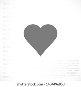 pulse vector icon 10 eps , Lorem ipsum Flat design