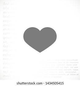 pulse vector icon 10 eps , Lorem ipsum Flat design