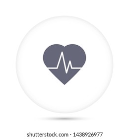 pulse vector icon 10 eps , Lorem ipsum Flat design