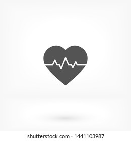 pulse vector icon 10 eps , Lorem ipsum Flat design